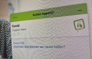 Klein, aber oho: Unser LiveChat